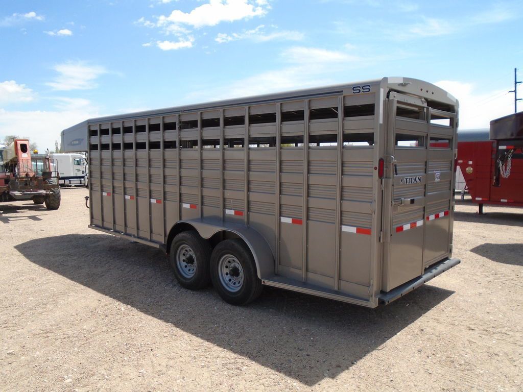 2026 Titan 6.8 x 20 gn stock trailer