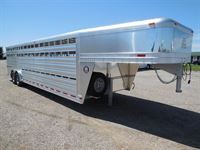 2024 Platinum Coach 28' stock trailer 8 wide with 2-8,000# axles