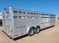 2024 Platinum Coach 28' stock trailer 8 wide with 2-8,000# axles