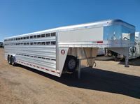 2024 Platinum Coach 28' stock trailer 8 wide with 2-8,000# axles