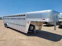 2026 Stock horse Platinum Coach 28' Stock Trailer 8 Wide with 2-8,000# axles