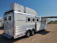 2025 3 horse Platinum Coach Proline 3 Horse 12'10" Outlaw Conversion REVERSE L