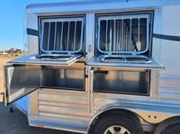 2025 2 horse Platinum Coach 2HBP with MANGERS 16" tires & wheels