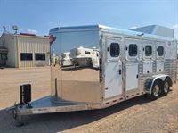 2023 4 horse Hart 4H Bumper Pull MANGERS & Hydraulic Jack