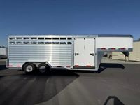 2026 Stock horse Exiss Trailers STK7020 Stock Trailer With Side Ramp