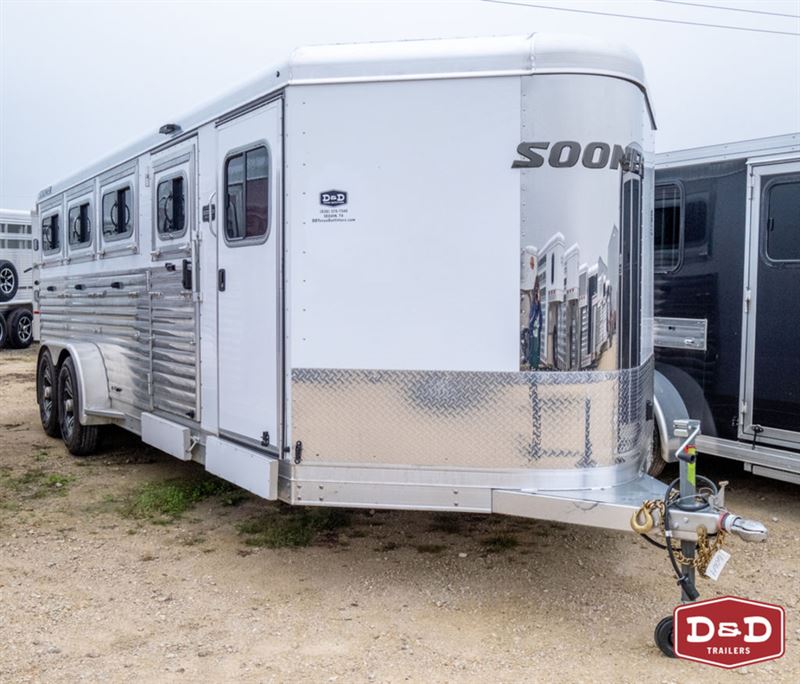 2023 Sooner Select 20 Ft 8 Pen Low Pro Trailer