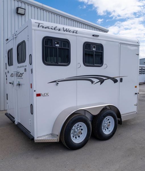 2023 Trails West® Adventure MX 2 Horse Trailer