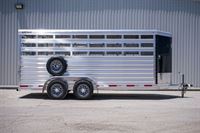 2023 Exiss 16 ft stock trailer