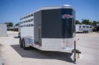 2023 Exiss 16 ft stock combo trailer