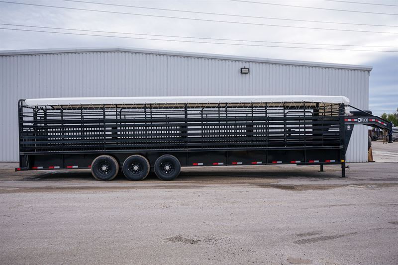 2024 Delco Trailers 32 Ft Stock With Cleated Rubber Floor   Trailer 1519259 2 