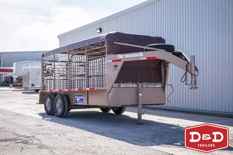 2024 Gooseneck 16 Ft Stock With Cleated Rubber Floor   Trailer 1519266 1 