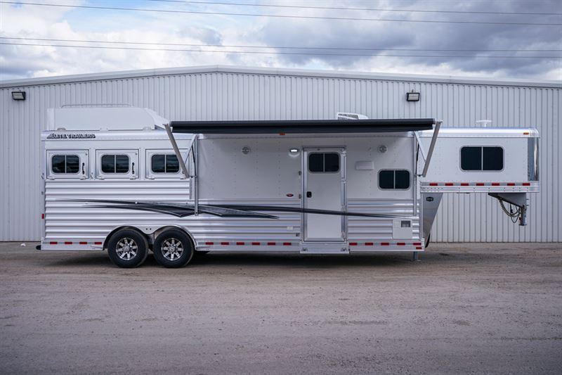 2024 Elite Trailers 3 Horse Rear Load   Trailer 1521659 2 