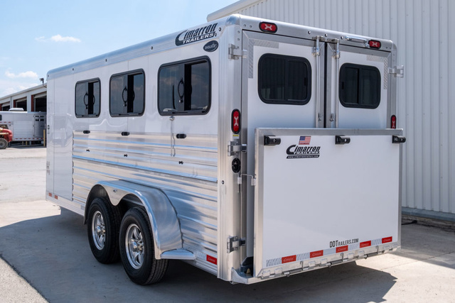 2026 Cimarron 6 pen showstar lx low pro trailer