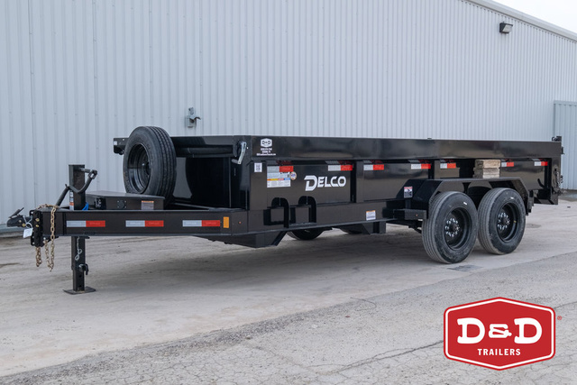 2025 Delco 16 ft dump trailer