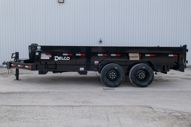 2025 Delco 16 ft dump trailer