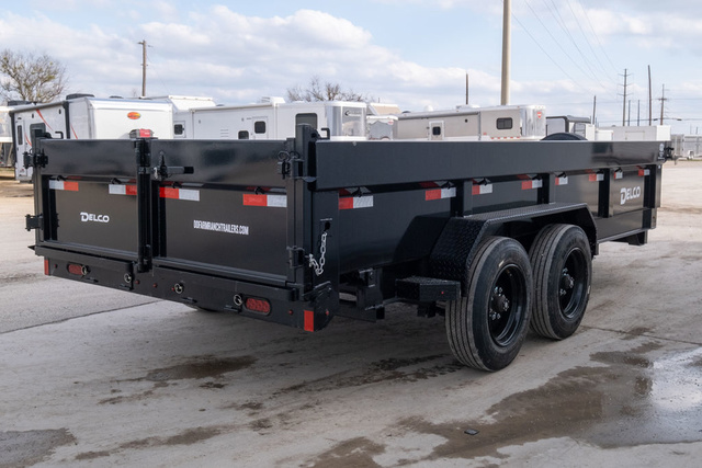 2025 Delco 16 ft dump trailer