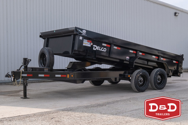 2025 Delco 16 ft dump trailer