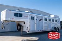 2013 Stock horse Platinum Coach Trailers 4 Horse Living Quarters Trailer