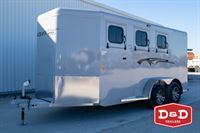 2026 Stock horse Trails West® 3 Horse Adventure II MX Trailer