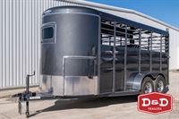 2026 Stock horse Calico Trailers 17 Ft 2 Horse Stock Combo Trailer