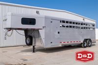 2026 Stock horse Trails West® 25 Ft Hotshot Stock Combo Trailer