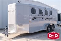 2026 Stock horse Trails West® 4 Horse Adventure II MX Trailer