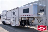 2026 Stock horse Elite Trailers 4 Horse 12'8" SW Living Quarters Trailer