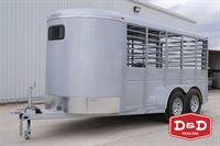 2026 Stock horse Calico Trailers 16 Ft Stock Trailer