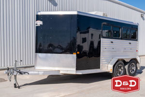 2025 Stock horse Frontier Aluminum Trailers 4 Pen Low Pro Trailer