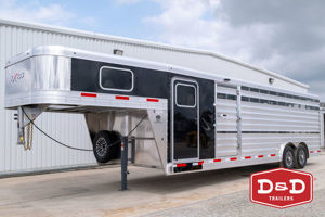 2025 Stock horse Exiss 25 Ft Show Cattle Trailer