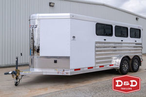 2025 Stock horse Exiss 6 Pen Exhibitor Low Pro Trailer