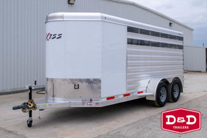 2026 Stock horse Exiss 6 Pen Exhibitor Mini Low Pro Trailer