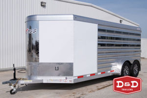 2026 Stock horse Exiss 6 Pen Exhibitor Low Pro Trailer