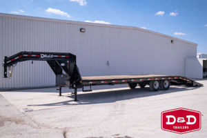 2024 Stock horse Delco Trailers 28 Ft Flatbed Trailer