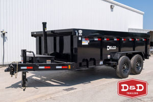2025 Stock horse Delco Trailers 14 Ft Telescoping Dump Trailer