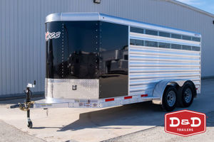 2026 Stock horse Exiss 6 Pen Exhibitor Mini Low Pro Trailer