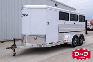 2026 Stock horse Exiss 6 Pen Exhibitor Mini Low Pro Trailer