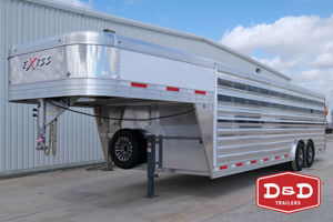 2026 Stock horse Exiss 12 Pen Exhibitor Low Pro Trailer