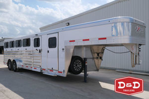 2026 Stock horse Exiss 10 Pen Exhibitor Low Pro Trailer