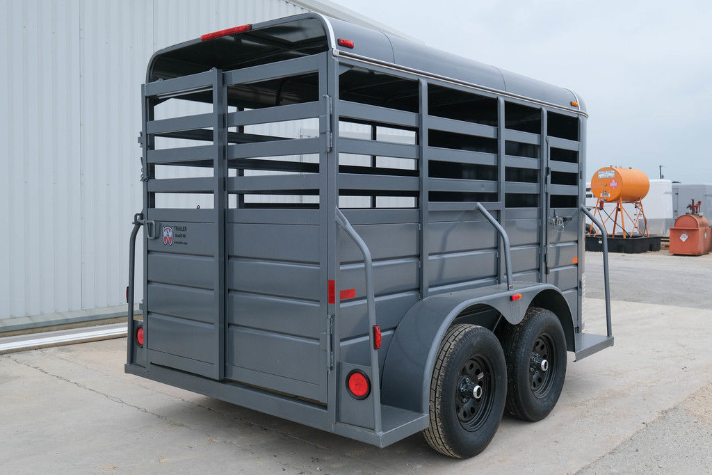2026 W-W 12ft all around stock trailer