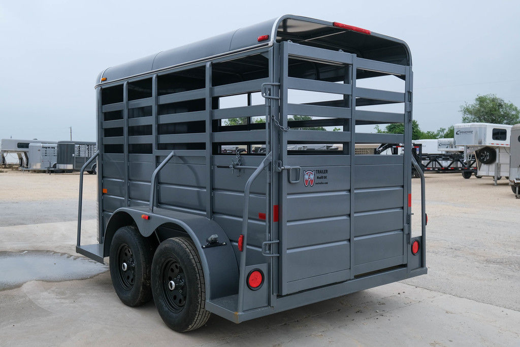 2026 W-W 12ft all around stock trailer