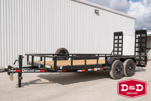 2026 Stock horse Delco Trailers 18 Ft Utility Trailer