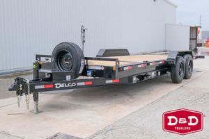 2026 Stock horse Delco Trailers 20 Ft Tilt Equipment Trailer