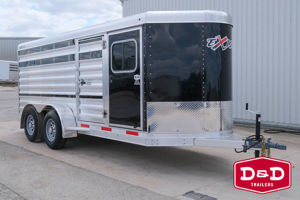2026 Stock horse Exiss 6 Pen Exhibitor Mini Low Pro Trailer