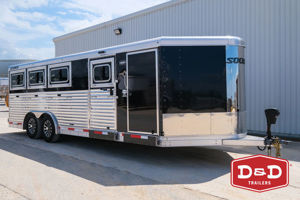 2025 Stock horse Sooner 8 Pen Select Low Pro Trailer