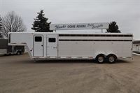 2001 6 horse Exiss Trailers CXT/600 Stock combo