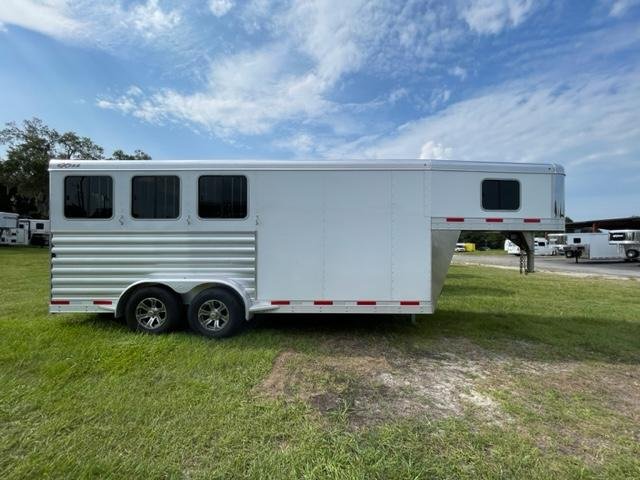 2024 Exiss 3 horse gooseneck with dressing room upgrades
