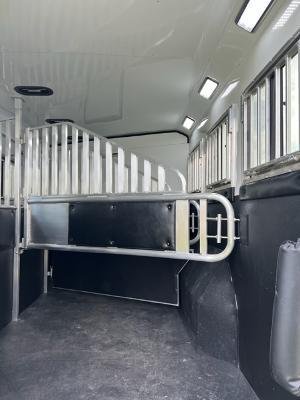 2024 Merhow 8' wide 3 horse w/13.6 farmhouse living quarters