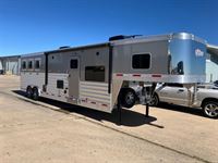 2025 3 horse Exiss Trailers 8' wide 3 horse w/ 14' living quarters