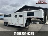 2025 3 horse Logan Coach Bullseye XL 3 Horse with Closet Tack